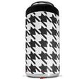 WraptorSkinz Skin Decal Wrap compatible with Yeti 16oz Tal Colster Can Cooler Insulator Houndstooth Dark Gray (COOLER NOT INCLUDED)