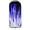 WraptorSkinz Skin Decal Wrap compatible with Yeti 16oz Tal Colster Can Cooler Insulator Lightning Blue (COOLER NOT INCLUDED)