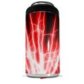 WraptorSkinz Skin Decal Wrap compatible with Yeti 16oz Tal Colster Can Cooler Insulator Lightning Red (COOLER NOT INCLUDED)