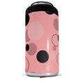 WraptorSkinz Skin Decal Wrap compatible with Yeti 16oz Tal Colster Can Cooler Insulator Lots of Dots Pink on Pink (COOLER NOT INCLUDED)
