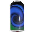 WraptorSkinz Skin Decal Wrap compatible with Yeti 16oz Tal Colster Can Cooler Insulator Alecias Swirl 01 Blue (COOLER NOT INCLUDED)
