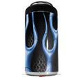 WraptorSkinz Skin Decal Wrap compatible with Yeti 16oz Tal Colster Can Cooler Insulator Metal Flames Blue (COOLER NOT INCLUDED)