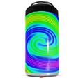 WraptorSkinz Skin Decal Wrap compatible with Yeti 16oz Tal Colster Can Cooler Insulator Rainbow Swirl (COOLER NOT INCLUDED)