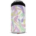 WraptorSkinz Skin Decal Wrap compatible with Yeti 16oz Tal Colster Can Cooler Insulator Neon Swoosh on White (COOLER NOT INCLUDED)