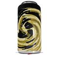 WraptorSkinz Skin Decal Wrap compatible with Yeti 16oz Tal Colster Can Cooler Insulator Alecias Swirl 02 Yellow (COOLER NOT INCLUDED)