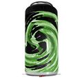 WraptorSkinz Skin Decal Wrap compatible with Yeti 16oz Tal Colster Can Cooler Insulator Alecias Swirl 02 Green (COOLER NOT INCLUDED)