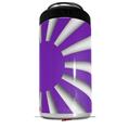 WraptorSkinz Skin Decal Wrap compatible with Yeti 16oz Tal Colster Can Cooler Insulator Rising Sun Japanese Flag Purple (COOLER NOT INCLUDED)