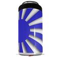 WraptorSkinz Skin Decal Wrap compatible with Yeti 16oz Tal Colster Can Cooler Insulator Rising Sun Japanese Flag Blue (COOLER NOT INCLUDED)