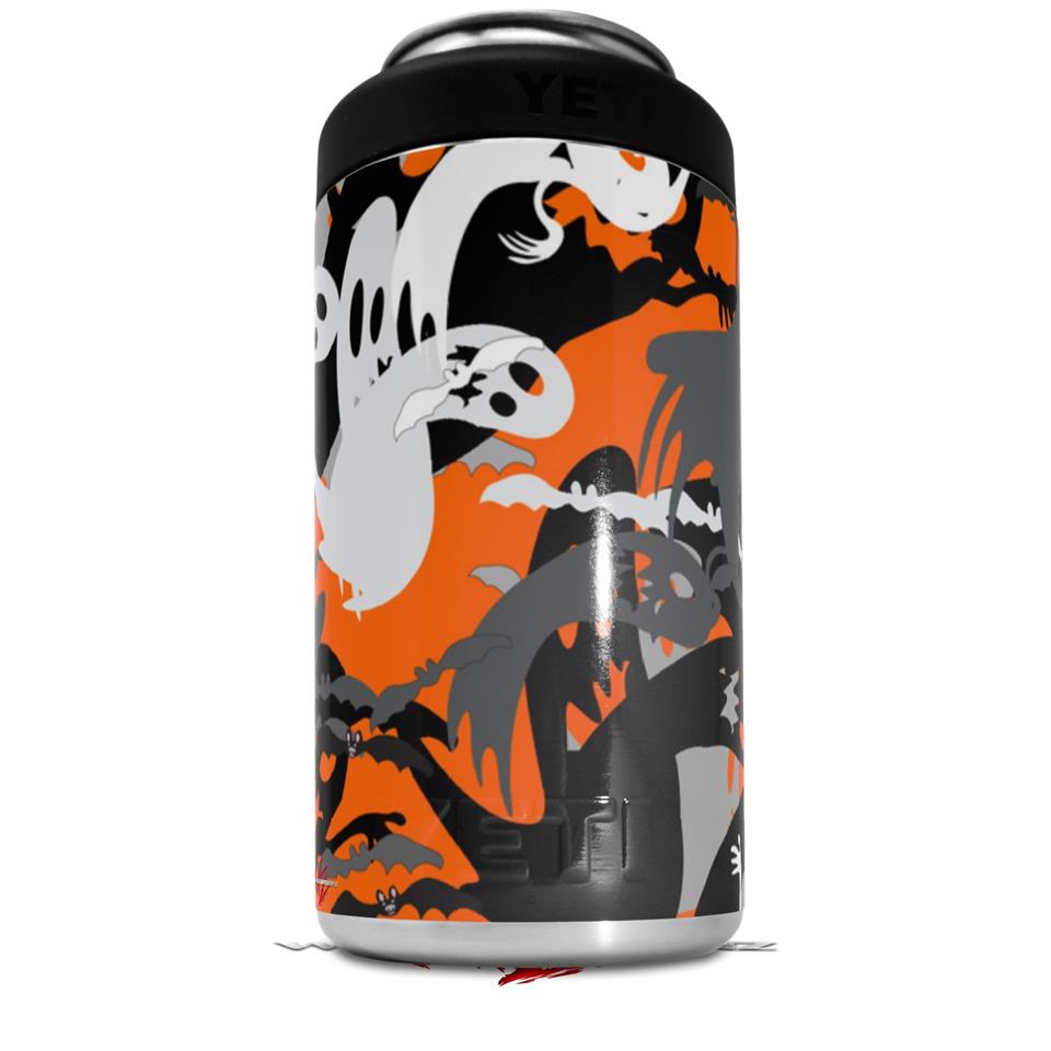 Yeti Rambler 16oz Tall Colster Can Cooler Skin Wraps Halloween Ghosts