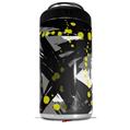 WraptorSkinz Skin Decal Wrap compatible with Yeti 16oz Tal Colster Can Cooler Insulator Abstract 02 Yellow (COOLER NOT INCLUDED)
