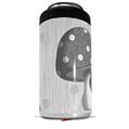 WraptorSkinz Skin Decal Wrap compatible with Yeti 16oz Tal Colster Can Cooler Insulator Mushrooms Gray (COOLER NOT INCLUDED)
