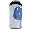 WraptorSkinz Skin Decal Wrap compatible with Yeti 16oz Tal Colster Can Cooler Insulator Mushrooms Blue (COOLER NOT INCLUDED)