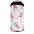 WraptorSkinz Skin Decal Wrap compatible with Yeti 16oz Tal Colster Can Cooler Insulator Flamingos on White (COOLER NOT INCLUDED)