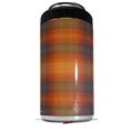 WraptorSkinz Skin Decal Wrap compatible with Yeti 16oz Tal Colster Can Cooler Insulator Plaid Pumpkin Orange (COOLER NOT INCLUDED)
