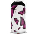 WraptorSkinz Skin Decal Wrap compatible with Yeti 16oz Tal Colster Can Cooler Insulator Butterflies Purple (COOLER NOT INCLUDED)