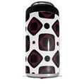 WraptorSkinz Skin Decal Wrap compatible with Yeti 16oz Tal Colster Can Cooler Insulator Red And Black Squared (COOLER NOT INCLUDED)