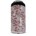 WraptorSkinz Skin Decal Wrap compatible with Yeti 16oz Tal Colster Can Cooler Insulator Victorian Design Red (COOLER NOT INCLUDED)
