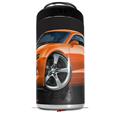 WraptorSkinz Skin Decal Wrap compatible with Yeti 16oz Tal Colster Can Cooler Insulator 2010 Camaro RS Orange (COOLER NOT INCLUDED)
