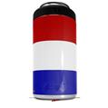 WraptorSkinz Skin Decal Wrap compatible with Yeti 16oz Tal Colster Can Cooler Insulator Red White and Blue (COOLER NOT INCLUDED)