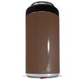WraptorSkinz Skin Decal Wrap compatible with Yeti 16oz Tal Colster Can Cooler Insulator Solids Collection Chocolate Brown (COOLER NOT INCLUDED)