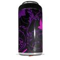 WraptorSkinz Skin Decal Wrap compatible with Yeti 16oz Tal Colster Can Cooler Insulator Twisted Garden Purple and Hot Pink (COOLER NOT INCLUDED)