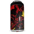 WraptorSkinz Skin Decal Wrap compatible with Yeti 16oz Tal Colster Can Cooler Insulator Twisted Garden Red and Yellow (COOLER NOT INCLUDED)