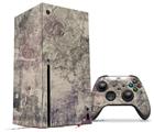 WraptorSkinz Skin Wrap compatible with the 2020 XBOX Series X Console and Controller Pastel Abstract Gray and Purple (XBOX NOT INCLUDED)