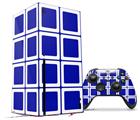 WraptorSkinz Skin Wrap compatible with the 2020 XBOX Series X Console and Controller Squared Royal Blue (XBOX NOT INCLUDED)
