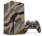 WraptorSkinz Skin Wrap compatible with the 2020 XBOX Series X Console and Controller Camouflage Brown (XBOX NOT INCLUDED)