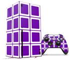 WraptorSkinz Skin Wrap compatible with the 2020 XBOX Series X Console and Controller Squared Purple (XBOX NOT INCLUDED)