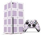 WraptorSkinz Skin Wrap compatible with the 2020 XBOX Series X Console and Controller Squared Lavender (XBOX NOT INCLUDED)