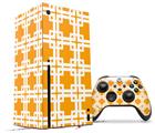WraptorSkinz Skin Wrap compatible with the 2020 XBOX Series X Console and Controller Boxed Orange (XBOX NOT INCLUDED)