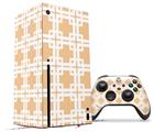 WraptorSkinz Skin Wrap compatible with the 2020 XBOX Series X Console and Controller Boxed Peach (XBOX NOT INCLUDED)