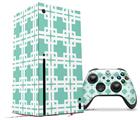 WraptorSkinz Skin Wrap compatible with the 2020 XBOX Series X Console and Controller Boxed Seafoam Green (XBOX NOT INCLUDED)