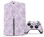 WraptorSkinz Skin Wrap compatible with the 2020 XBOX Series X Console and Controller Wavey Lavender (XBOX NOT INCLUDED)
