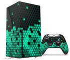 WraptorSkinz Skin Wrap compatible with the 2020 XBOX Series X Console and Controller HEX Seafoan Green (XBOX NOT INCLUDED)