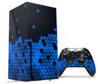 WraptorSkinz Skin Wrap compatible with the 2020 XBOX Series X Console and Controller HEX Blue (XBOX NOT INCLUDED)