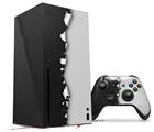 WraptorSkinz Skin Wrap compatible with the 2020 XBOX Series X Console and Controller Ripped Colors Black Gray (XBOX NOT INCLUDED)