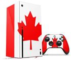 WraptorSkinz Skin Wrap compatible with the 2020 XBOX Series X Console and Controller Canadian Canada Flag (XBOX NOT INCLUDED)