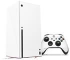 WraptorSkinz Skin Wrap compatible with the 2020 XBOX Series X Console and Controller Solids Collection White (XBOX NOT INCLUDED)