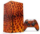 WraptorSkinz Skin Wrap compatible with the 2020 XBOX Series X Console and Controller Fractal Fur Cheetah (XBOX NOT INCLUDED)