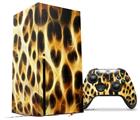 WraptorSkinz Skin Wrap compatible with the 2020 XBOX Series X Console and Controller Fractal Fur Leopard (XBOX NOT INCLUDED)