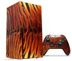 WraptorSkinz Skin Wrap compatible with the 2020 XBOX Series X Console and Controller Fractal Fur Tiger (XBOX NOT INCLUDED)
