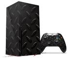 WraptorSkinz Skin Wrap compatible with the 2020 XBOX Series X Console and Controller Diamond Plate Metal 02 Black (XBOX NOT INCLUDED)