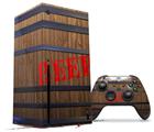 WraptorSkinz Skin Wrap compatible with the 2020 XBOX Series X Console and Controller Beer Barrel (XBOX NOT INCLUDED)