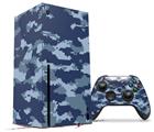 WraptorSkinz Skin Wrap compatible with the 2020 XBOX Series X Console and Controller WraptorCamo Digital Camo Navy (XBOX NOT INCLUDED)