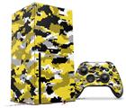 WraptorSkinz Skin Wrap compatible with the 2020 XBOX Series X Console and Controller WraptorCamo Digital Camo Yellow (XBOX NOT INCLUDED)