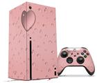 WraptorSkinz Skin Wrap compatible with the 2020 XBOX Series X Console and Controller Raining Pink (XBOX NOT INCLUDED)