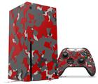 WraptorSkinz Skin Wrap compatible with the 2020 XBOX Series X Console and Controller WraptorCamo Old School Camouflage Camo Red (XBOX NOT INCLUDED)