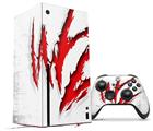 WraptorSkinz Skin Wrap compatible with the 2020 XBOX Series X Console and Controller WraptorSkinz WZ on White (XBOX NOT INCLUDED)